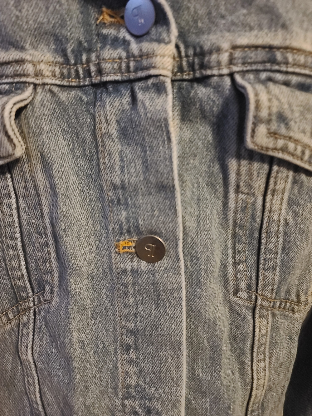 Pilcro Light Blue Oversized Denim Jacket - Picture 7 of 11